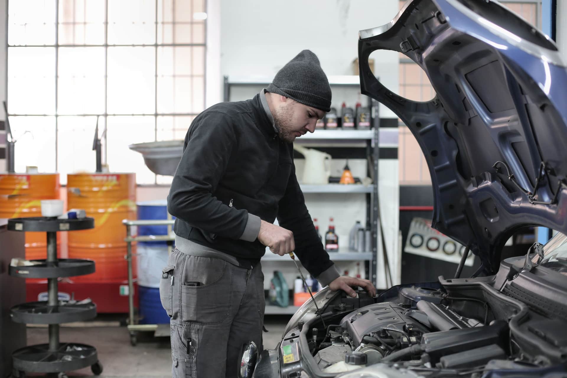 Checking over a vehicle before the cold season